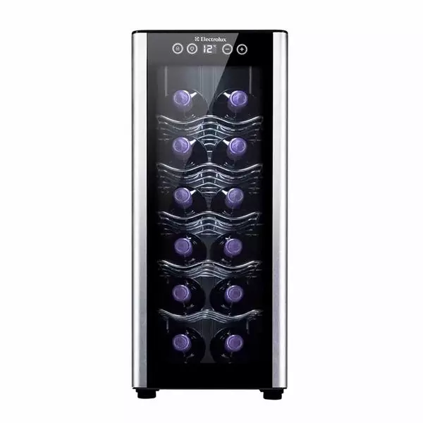 Cava de Vinos Electrolux Termoeléctrica 12 botellas Negra ERW122XAMB 1