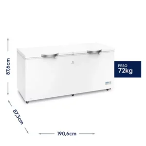 Congelador Horizontal Electrolux Cycle Defrost 708L Blanco (EFC70W2HTW) 2