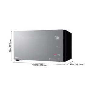 HORNO MICROONDAS LG MODELO MS2596DIR 2