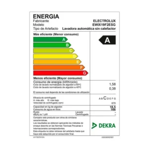 Lavadora Electrolux Carga Superior 18.5Kg Premium Care (EWIX19F2ESG) 9