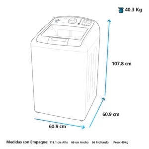 Mabe-Lavadora-18Kg-DiamondGray-LMA48100WDBB0-Isometrico