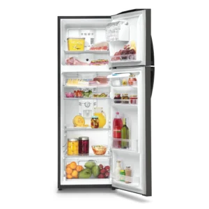 Mabe-Refrigeradores-313L-Grafito-RMA300FBPG1-Frente-Abierto-con-Producto