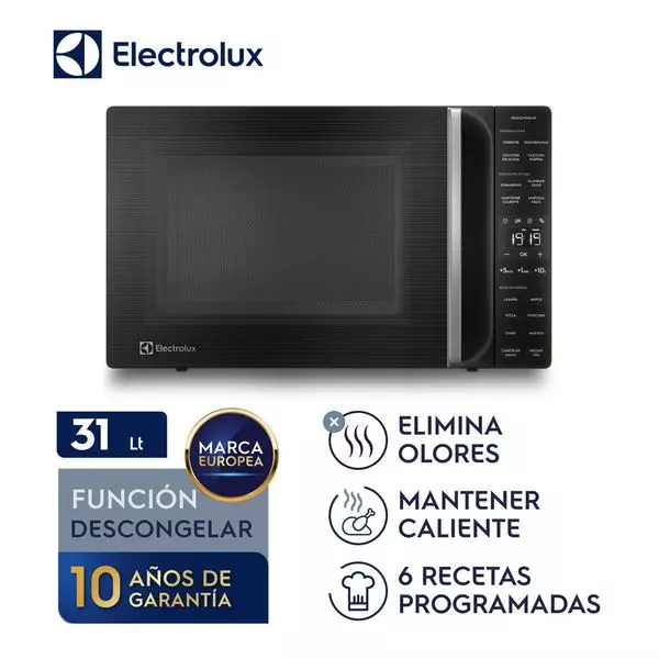 Microondas Freestanding Eléctrico Electrolux 31LT (EMDY31S2MXB) 6