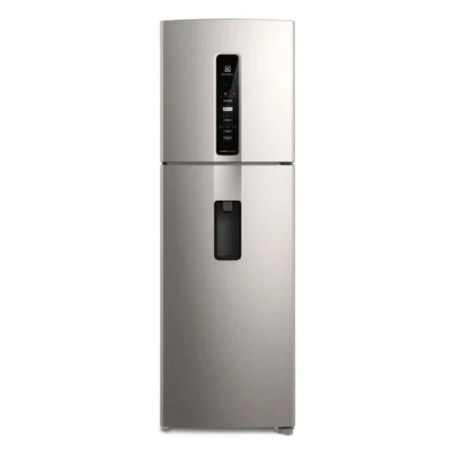 Refrigerador Electrolux Top Freezer Efficient con AutoSense Inox Look 409L IW45S 1