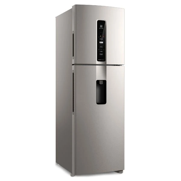 Refrigerador Electrolux Top Freezer Efficient con AutoSense Inox Look 409L IW45S 3