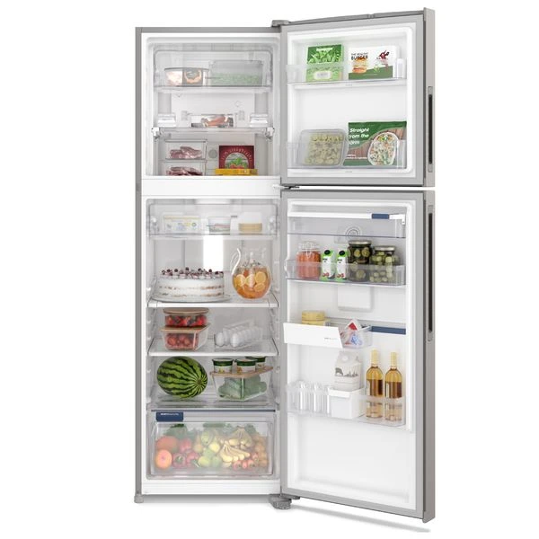 Refrigerador Electrolux Top Freezer Efficient con AutoSense Inox Look 409L IW45S 5