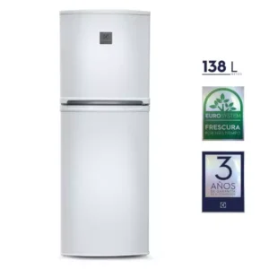 Refrigeradora Electrolux Top Mount Frost 138L Blanco (ERT18G2HNW) 1