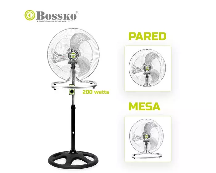 VENTILADOR MARCA BOSSKO CODIGO BK-8218VI 2