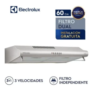 Campana Extractora Empotrable Tradicional Electrolux 60cm (EJSE242TBIS) 2