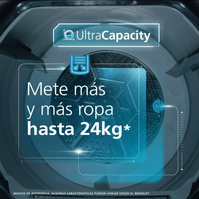 Centro de Lavado UltraCapacity a Gas 24 Kg Blanco Mabe - MCLP2440PSBB0 3