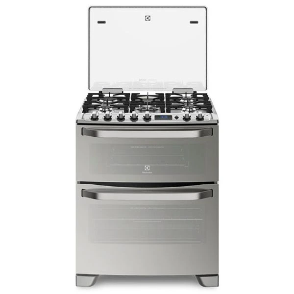 Cocina Electrolux 5 Quemadores con Doble Horno y Triple Llama 76cm (76DXR-CL) 2