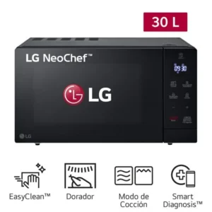 HORNO MICROONDAS LG MODELO MH7032JAS 2