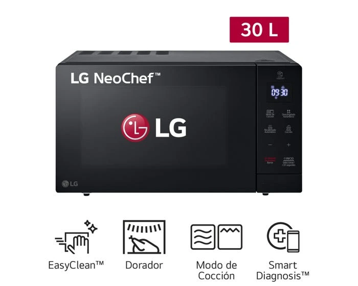 HORNO MICROONDAS LG MODELO MH7032JAS 2