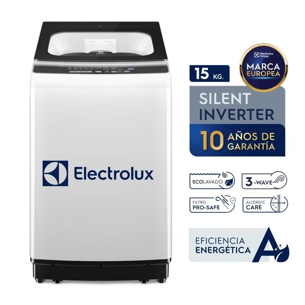 Lavadora Electrolux Carga Superior 15kg Inverter Blanco (EWIP15F2XSWW) 2