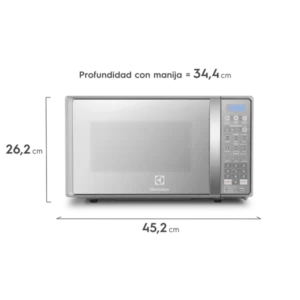 Microondas Electrolux 20L (EMDO20S2GSRUG) 3