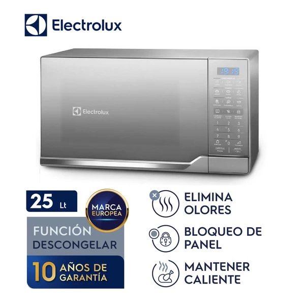 Microondas Electrolux 25L Gris (EMDO25S2GSRUG) 6