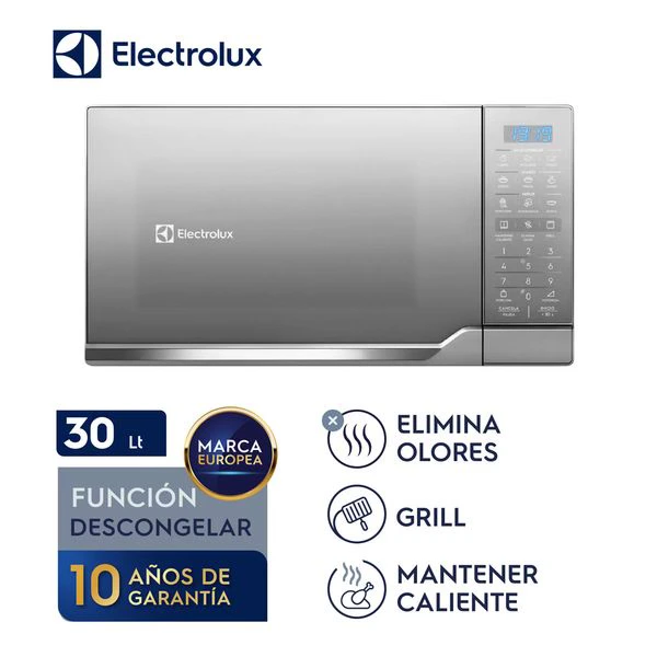 Microondas Electrolux 30L Plata (EMDO30G2GSRUG) 1