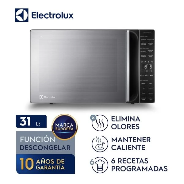 Microondas Freestanding Eléctrico Electrolux 31LT (EMDY31S2MXM) 2