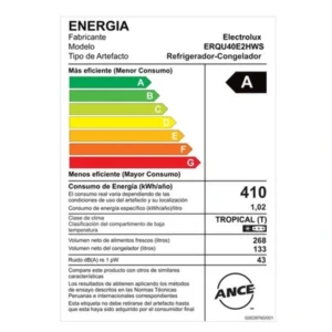 Refrigerador No Frost Bottom Multi Door Inverter 421 Litros Silver (ERQU40E2HWS) 8