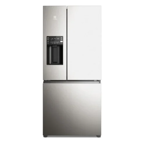 Refrigeradora Electrolux Frost Free 3 Puertas Efficient con AutoSense y Dispensador de Agua y Hielo 540 L color Inox Look1 (IM8IS) 1