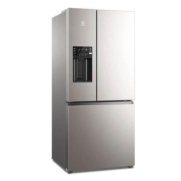 Refrigeradora Electrolux Frost Free 3 Puertas Efficient con AutoSense y Dispensador de Agua y Hielo 540 L color Inox Look1 (IM8IS) 3