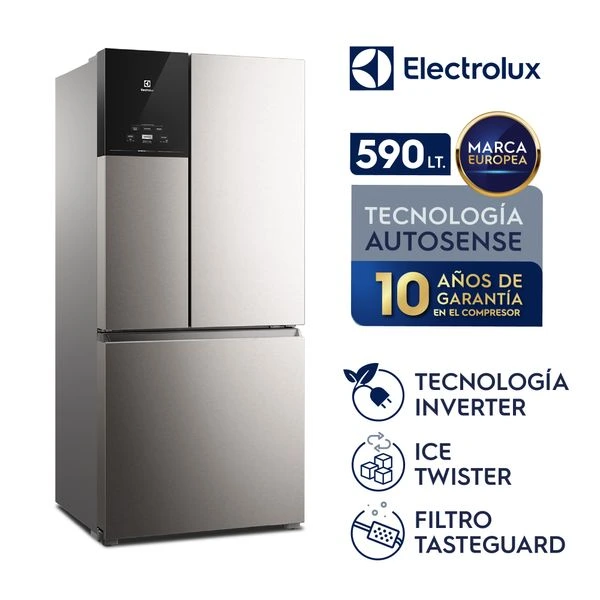 Refrigeradora Electrolux Multidoor No Frost 590L Inoxidable (IM8S) 12