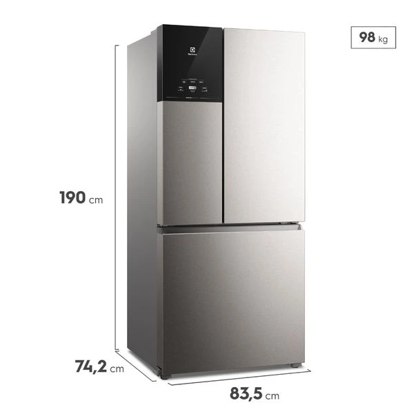 Refrigeradora Electrolux Multidoor No Frost 590L Inoxidable (IM8S) 2