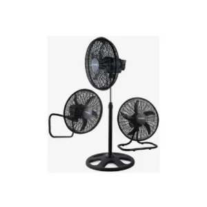 Ventilador Prima YL1806P 3 en 1 Pedestal, Pared o Mesa 70 watts Negro 1