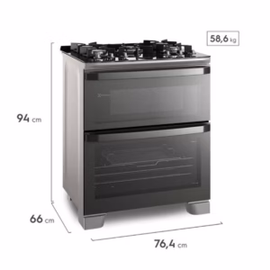 Cocina Electrolux con doble Horno de 5 Quemadores FE5AD