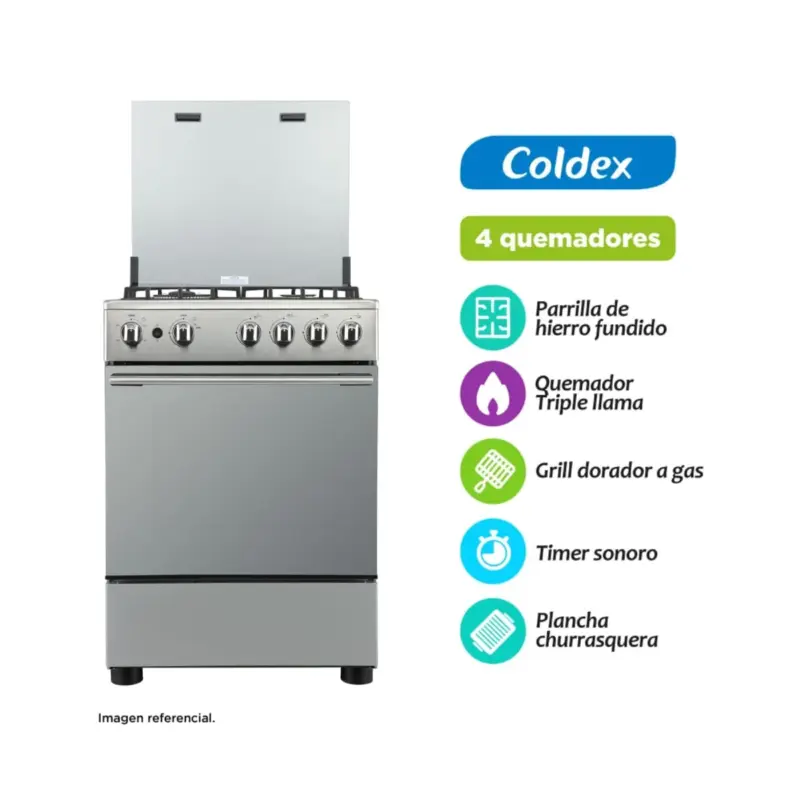 COCINA A GAS COLDEX CX608 PLUS 1