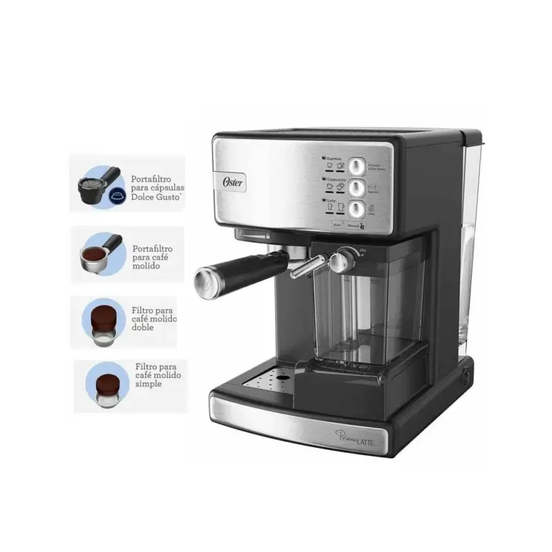 Cafetera Automática de Espresso Oster Prima Latte I BVSTEM6603SS 2