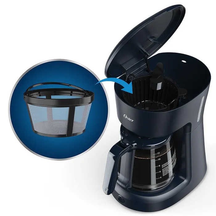 Cafetera programable Oster 12 Tazas BVSTDCS12B 3