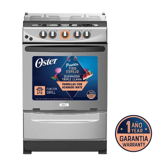 Cocina Oster 4 hornillas 24″ PGSGMICA24HSSGRM 1