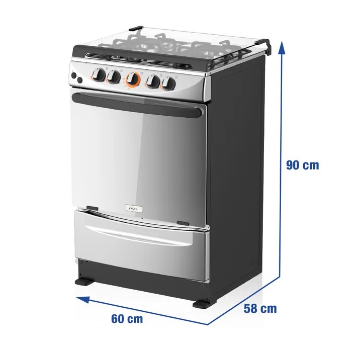 Cocina Oster 4 hornillas 24″ PGSGMICA24HSSGRM 2