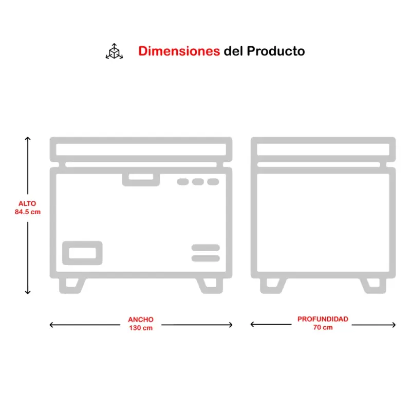 Congeladora Oster OS-PCF13002WE 380L 3 Congeladora Oster OS-PCF13002WE 380L 3