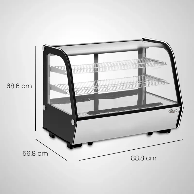 Vitrina Exhibidora de Mesa de 180 Lt Alfano CTD-180 2 Vitrina Exhibidora de Mesa de 180 Lt Alfano CTD-180 2