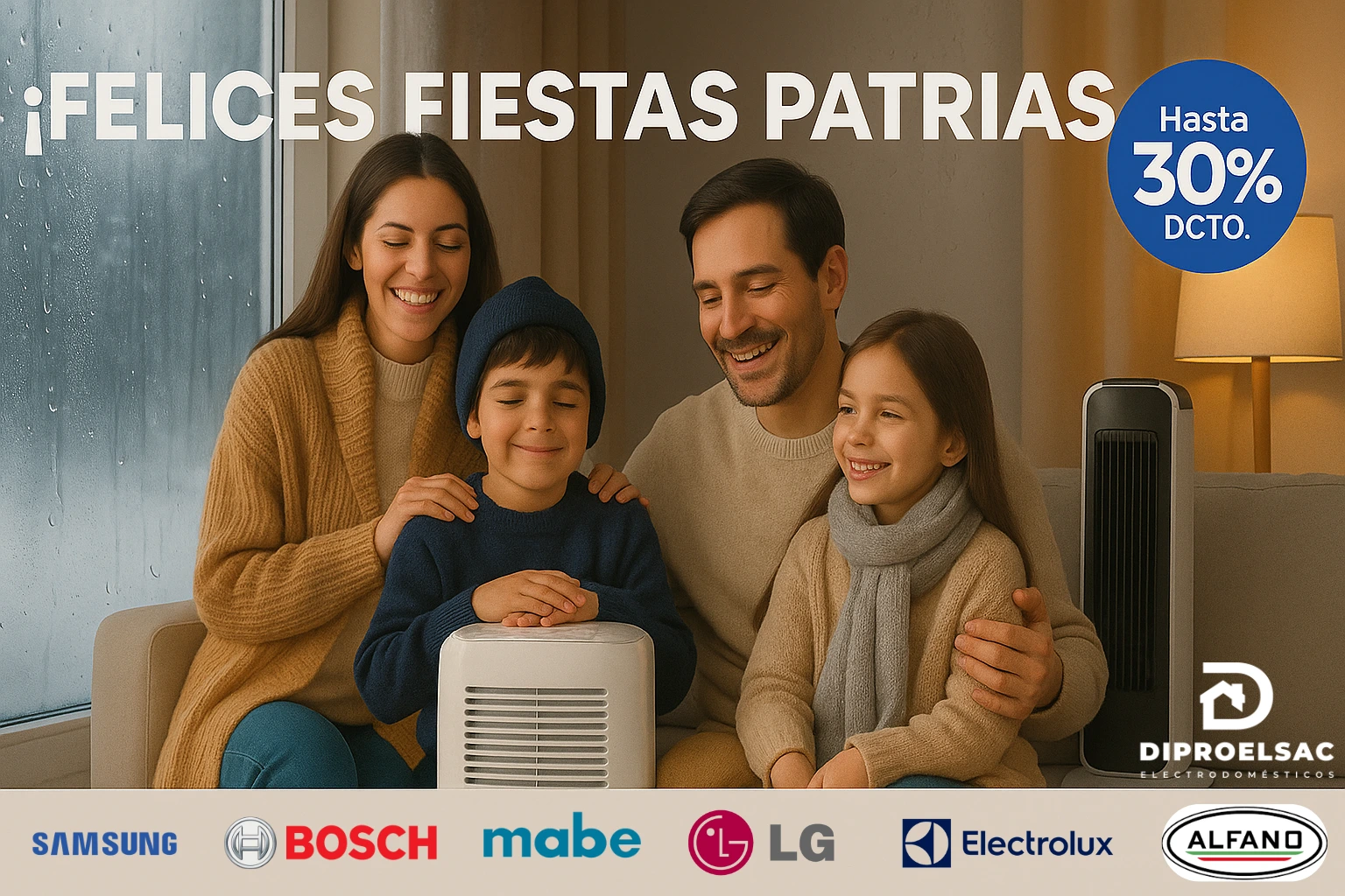 Electrodomesticos artefactos dia del padre diproelsac
