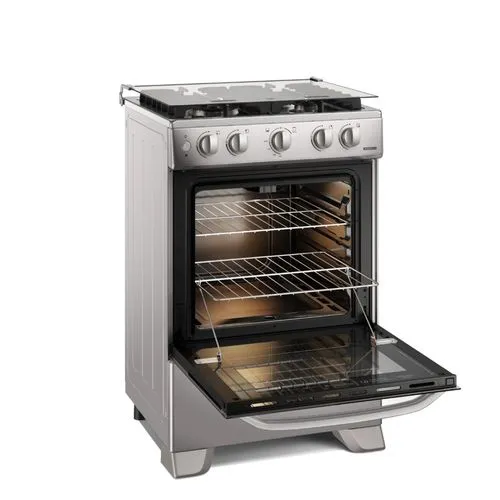 Cocina Electrolux 4 Quemadores Quemadores Efficient VaporBake y Triple Llama Silver FE4PMR 4