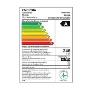 Refrigeradora Indurama - RI-359I - 203L 9