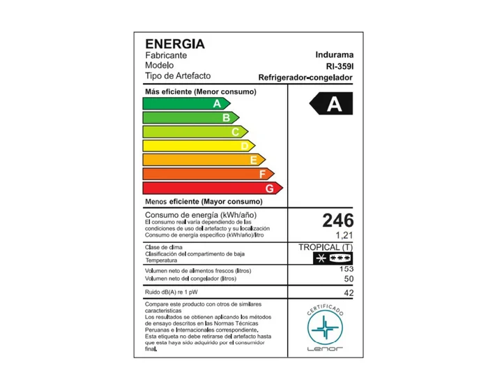 Refrigeradora Indurama - RI-359I - 203L 9