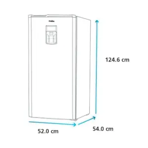 Refrigeradora Monopuerta 187 L Netos Inox Mabe - RMU202PXPRS1 4