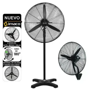 Ventilador industrial 30 2 en 1 pedestal y pared FS30240 Imaco 1