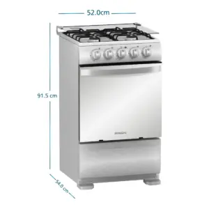Cocina de Piso a Gas 52 cm Inox Mabe - TX5110P2 7 Cocina de Piso a Gas 52 cm Inox Mabe - TX5110P2 7