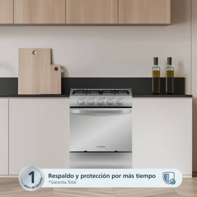 Cocina de Piso a Gas 52 cm Inox Mabe - TX5110P2 8 Cocina de Piso a Gas 52 cm Inox Mabe - TX5110P2 8