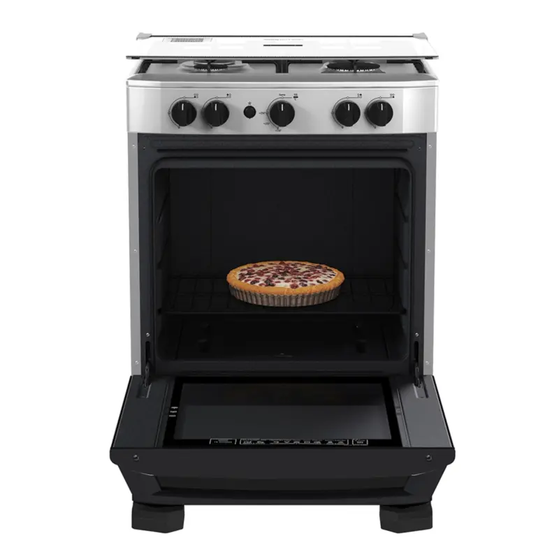 Cocina de piso a Gas 60 cm Silver Mabe - CMP6014AG1 3 Cocina de piso a Gas 60 cm Silver Mabe - CMP6014AG1 3