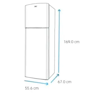 Refrigeradora No Frost 239 Lts Mabe - RMA264PYPC 5