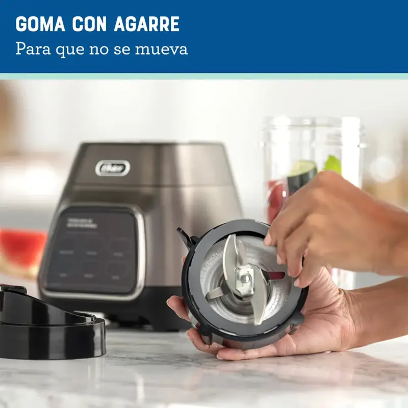 LICUADORA OSTER CON TECNOLOGIA REVERSIBLE Y VASO BLEND-N-GO BLSTPYG1312XBG 12