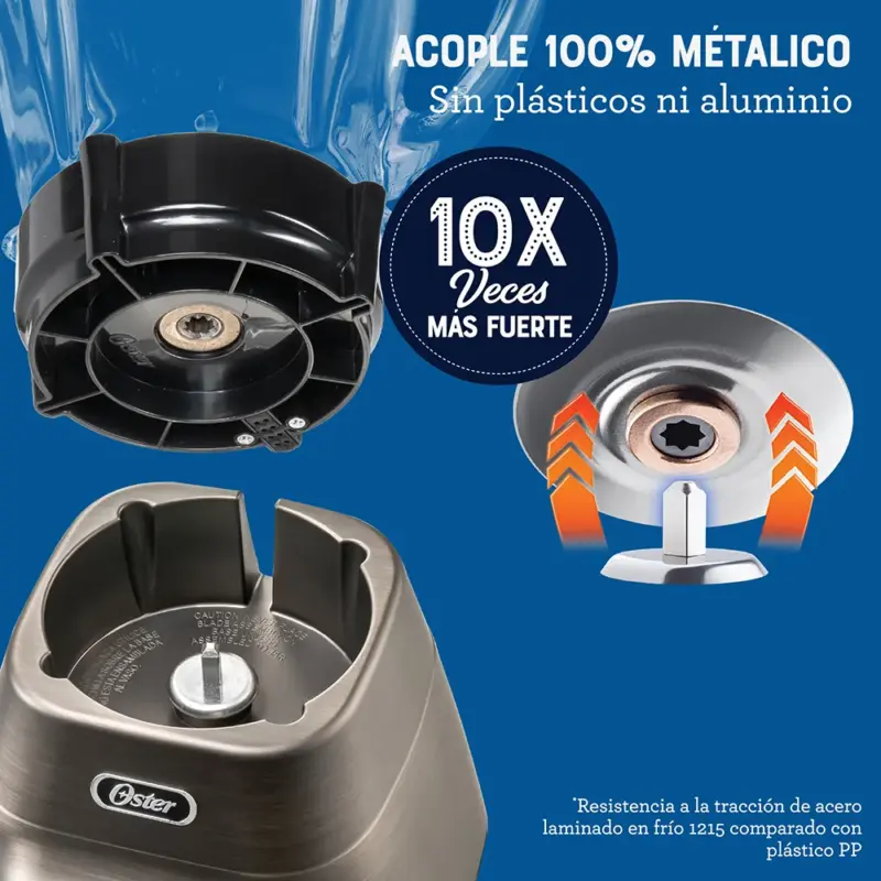 LICUADORA OSTER CON TECNOLOGIA REVERSIBLE Y VASO BLEND-N-GO BLSTPYG1312XBG 9